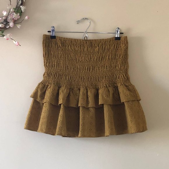SO Smock Layer Ruffle Tube Top Size L - Picture 1 of 9
